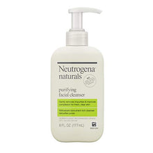 Load image into Gallery viewer, Neutrogena Naturals Purifying Daily Facial Cleanser with Natural Salicylic Acid from Willowbark Bionutrients, Hypoallergenic, Non-Comedogenic & Sulfate-, Paraben- & Phthalate-Free, 6 fl. oz