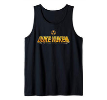 Load image into Gallery viewer, Duke Nukem Logo Radiation Symbol Official Retro Gaming Tank Top