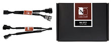 Load image into Gallery viewer, Noctua NA-SYC1, 4 Pin Y-Cables for PC Fans (Black)