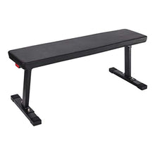 Load image into Gallery viewer, Flat Weight Workout Bench, Load 660lbs Capacity Weight Bench for Weight Training and Abdominal Training, Utility Workout Benches for Home Gym, Folding Supine Board, Sit Up Bench (Black,B)