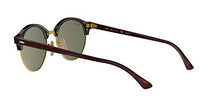 Load image into Gallery viewer, Ray-Ban Unisex-Adult RB4246 Clubround Sunglasses, Red Havana/Polarized Green, 51 mm