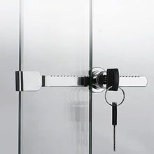 Load image into Gallery viewer, 8 Pack Sliding Glass Door Ratchet Lock Drawer Display Case Showcase Lock Security Glass Case Lock Glass Display Case Lock (Keyed Alike)