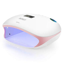 Load image into Gallery viewer, UV Led Nail Lamp for Gel Polishes,SUNUV 48W UV Gel Nail Dryer for Manicure and Pedicure with Sensor and 4 Timers SUN4S