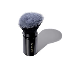 Load image into Gallery viewer, LAURA GELLER NEW YORK Retractable Black Kabuki Brush for Liquid, Cream and Powder Face Makeup With Aluminum Handle