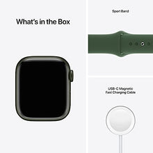 Load image into Gallery viewer, Apple Watch Series 7 GPS, 41mm Green Aluminum Case with Clover Sport Band - Regular