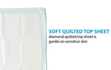 Load image into Gallery viewer, Medline Heavy Absorbency Underpads, 36" x 36" Quilted Fluff and Polymer Disposable Underpad, 50 Per Case, Great Protection as Bed Pads and Pee Pads