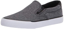 Load image into Gallery viewer, Lugz Men's Clipper Sneaker, Black/White Chambray, 8 M US