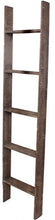 Load image into Gallery viewer, BarnwoodUSA Rustic 5 Foot Decorative Wooden Display Ladder - 100% Reclaimed Wood, Brown