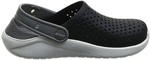 Load image into Gallery viewer, Crocs Kids' LiteRide Clog , Black/White, 7 Toddler