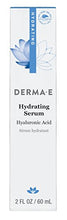 Load image into Gallery viewer, DERMA-E Ultra Hydrating Serum with Hyaluronic Acid, 2oz (0467)