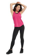 Load image into Gallery viewer, Lulucheri Women's Workout Racerback Tank Tops Pleated Loose Fit Yoga Athletic Running Exercise Shirts (Small, Pitaya Pink)