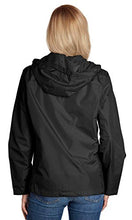 Load image into Gallery viewer, eb79 Soccer Jackets for Women Ladies Hooded Windbreaker - Black, Large