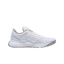 Load image into Gallery viewer, Reebok Women's Nanoflex TR Cross Trainer, White/Pure Grey/Orange Flare, 7.5