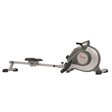 Load image into Gallery viewer, Sunny Health & Fitness Magnetic Rowing Machine Rower w/ LCD Monitor