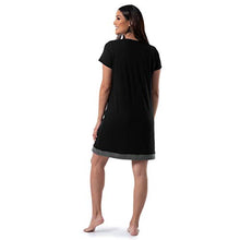 Load image into Gallery viewer, Fruit of the Loom Women's Super Soft and Breathable Sleep Shirt, Black, Medium