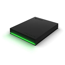 Load image into Gallery viewer, Seagate Game Drive for Xbox 2TB External Hard Drive Portable HDD - USB 3.2 Gen 1, Black with Built-in Green LED bar, Xbox Certified, 3 Year Rescue Services (STKX2000400)