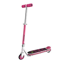 Load image into Gallery viewer, Swagtron SK1 Kick Start Electric Scooter for Kids with Extended Life Battery, ATSM Certified, Adjustable, Ages 5+, Cotton Candy Pink