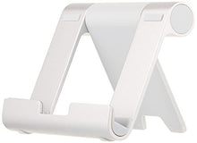 Load image into Gallery viewer, Amazon Basics Multi-Angle Portable Stand for iPad Tablet, E-reader and Phone - Silver