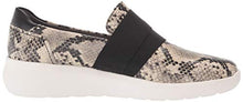 Load image into Gallery viewer, Clarks Women's Kayleigh River Loafer, Taupe Synthetic Snake, 8