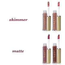 Load image into Gallery viewer, Nicole Miller 10 Pc Lip Gloss Collection, 5 Shimmer Lip Glosses and 5 Matte Lip Glosses for Women and Girls, Long Lasting Color Lip Gloss Set (Reds, Purples, Browns and Orange)