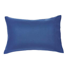 Load image into Gallery viewer, AmazonBasics 5-Piece Light-Weight Microfiber Bed-In-A-Bag Comforter Bedding Set - Twin or Twin XL, Blue Calvin Stripe