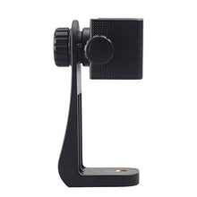 Load image into Gallery viewer, Universal Smartphone Cell Phone Mount Holder Adapter for Tripods or Stands with Standard 1/4 Inch Mount Screw, can Rotates Vertically and Horizontally