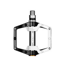 Load image into Gallery viewer, Alston Road Bicycle MTB Aluminum Strong Pedal, Super Powerful CR-MO 9/16" Spindle, Three Pcs Ultra Sealed Bearings FACE Off Pedals (Black)