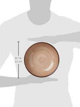 Load image into Gallery viewer, Gibson Elite Casa Estebana 10 Inch Reactive Glaze Serving Bowl, Brown