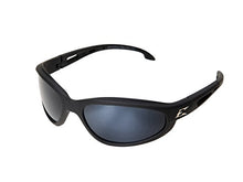 Load image into Gallery viewer, Edge TSM21-G15-7 Dakura Polarized Wrap-Around Safety Glasses, Anti-Scratch, Non-Slip, UV 400, Military Grade, ANSI/ISEA & MCEPS Compliant, 5.04" Wide, Matte Black Frame / G-15 Silver Mirror Lens