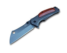 Load image into Gallery viewer, Folding Knife Camping Pocket Knife Hunting - Fast Open Folding Knife Wood Handle - Folding Pocket Knife Assist Open - 7CR13Mov Steel 58HRC - for Men Work Outdoor Adventure Hiking Knife Survival