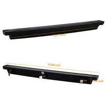 Load image into Gallery viewer, HERCOO LED Tailgate Light Assembly Rear Tail Gate Housing Red Lamp Bar Compatible with Dodge Ram 2500 3500 2006-2014, Replacement for 55277299AB, Pack of 1