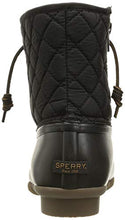 Load image into Gallery viewer, Sperry Women's Saltwater Boots, Quilted Black, 8M