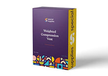 Load image into Gallery viewer, Special Supplies Weighted Sensory Compression Vest for Kids with Processing Disorders, ADHD, and Autism, Calming and Supportive with Adjustable Weight Fit (Large 24x42 inches)
