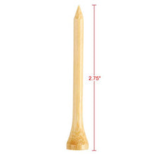 Load image into Gallery viewer, Yaegoo 1,000 Premium Bamboo Golf Tees 2-3/4 inch Length - Eco-Friendly - 7X Stronger Than Wood Tees