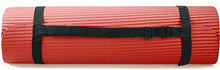 Load image into Gallery viewer, BalanceFrom GoYoga 7-Piece Set - Include Yoga Mat with Carrying Strap, 2 Yoga Blocks, Yoga Mat Towel, Yoga Hand Towel, Yoga Strap and Yoga Knee Pad (Red, 1/2"-Thick Mat)
