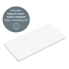 Load image into Gallery viewer, Storkcraft Portofino 4-in-1 Fixed Side Convertible Crib and Changer, Espresso, Easily Converts to Toddler Bed Day Bed or Full Bed, Three Position Adjustable Height Mattress (Mattress Not Included)