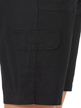 Load image into Gallery viewer, Lee Women's Missy Relaxed Fit Avey Knit Waist Cargo Bermuda Short, Black, 4