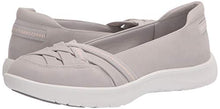Load image into Gallery viewer, Clarks womens Adella Poppy Sneaker, Light Grey Textile, 8 US