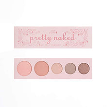 Load image into Gallery viewer, 100% PURE Pretty Naked Palette (Fruit Pigmented), Everyday Makeup Palette w/ 3 Eyeshadows, Blush, Face Highlighter, Natural Makeup Look, Vegan Makeup (Soft, Neutral Tones)