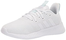 Load image into Gallery viewer, adidas Women's Puremotion Running Shoe, White/White/Halo Mint, 9.5