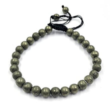 Load image into Gallery viewer, DHYANARSH Original Pyrite Wrist Bracelet, Astronomy Jewelry, AAA with Size Adjustable Thread