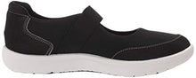 Load image into Gallery viewer, Clarks womens Adella West Sneaker, Black Textile, 9 US