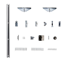 Load image into Gallery viewer, BARNER HOME Bi-Fold Doors, 24in x 80 in, 3-lite Tempered Frosted Glass Panel, MDF, White Closet Door