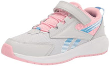 Load image into Gallery viewer, Reebok Girls Road Supreme 3.0 Running Shoe, Pure Grey/Pink Glow/Essential Blue, 13.5 Little Kid