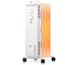 Load image into Gallery viewer, PETSITE Oil Filled Radiator Heater, 1500W Portable Space Heater with 3 Heating Modes & Adjustable Thermostat, Tip-Over & Overheat Protection, Electric Quiet Heater w/ Wheels for Home Office Indoor Use