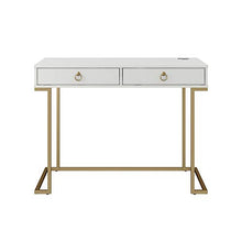 Load image into Gallery viewer, CosmoLiving Camila, White Writing Desk