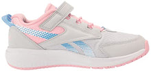 Load image into Gallery viewer, Reebok Girls Road Supreme 3.0 Running Shoe, Pure Grey/Pink Glow/Essential Blue, 13.5 Little Kid
