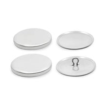 Load image into Gallery viewer, Dritz 1-1∕8" Craft Cover Buttons & Tools, 1-1/8", 48ct, Gray/Silver 48
