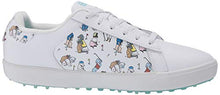 Load image into Gallery viewer, Skechers Women's Go Drive Dogs at Play Spikeless Golf Shoe, White/Blue, 8.5 M US