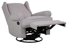 Load image into Gallery viewer, Amazon Brand – Ravenna Home Manning Swivel Base Recliner, 34.6"W, Grey